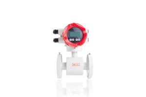 Electromagnetic flow meter for accurate conductive liquid flow measurement in industrial process applications.
