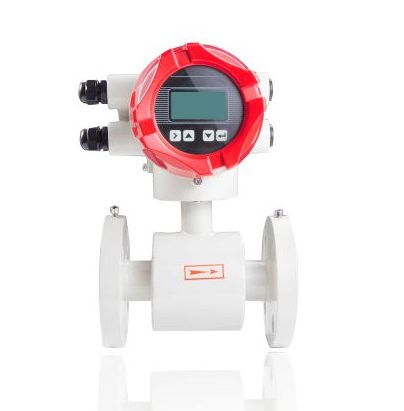 Electromagnetic flow meter for accurate conductive liquid flow measurement in industrial process applications.