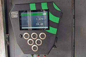 SDM Eco online density meter installed by Proplant PCE for continuous slurry density measurement and industrial process control.