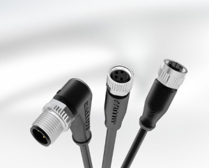 Industrial sensor connectivity components including M12 connectors for automation and process control applications.