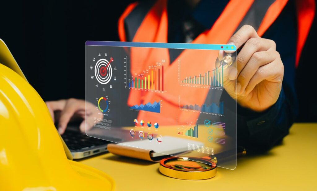 Technical industrial data dashboard showing specifications compliance and performance metrics for evaluation