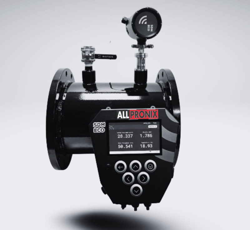 Allpronix process flow meter used in industrial process automation applications.